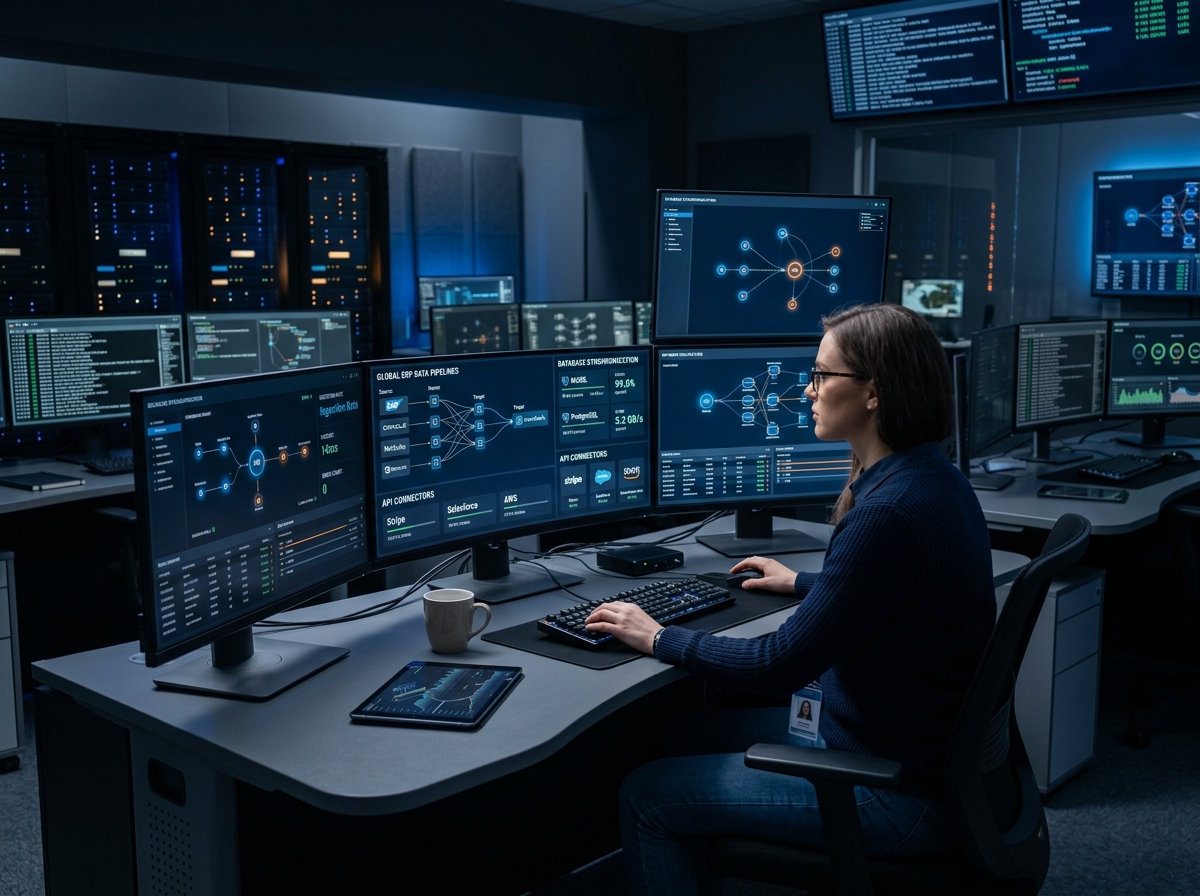 Two-way enterprise ERP, CRM, and accounting synchronization