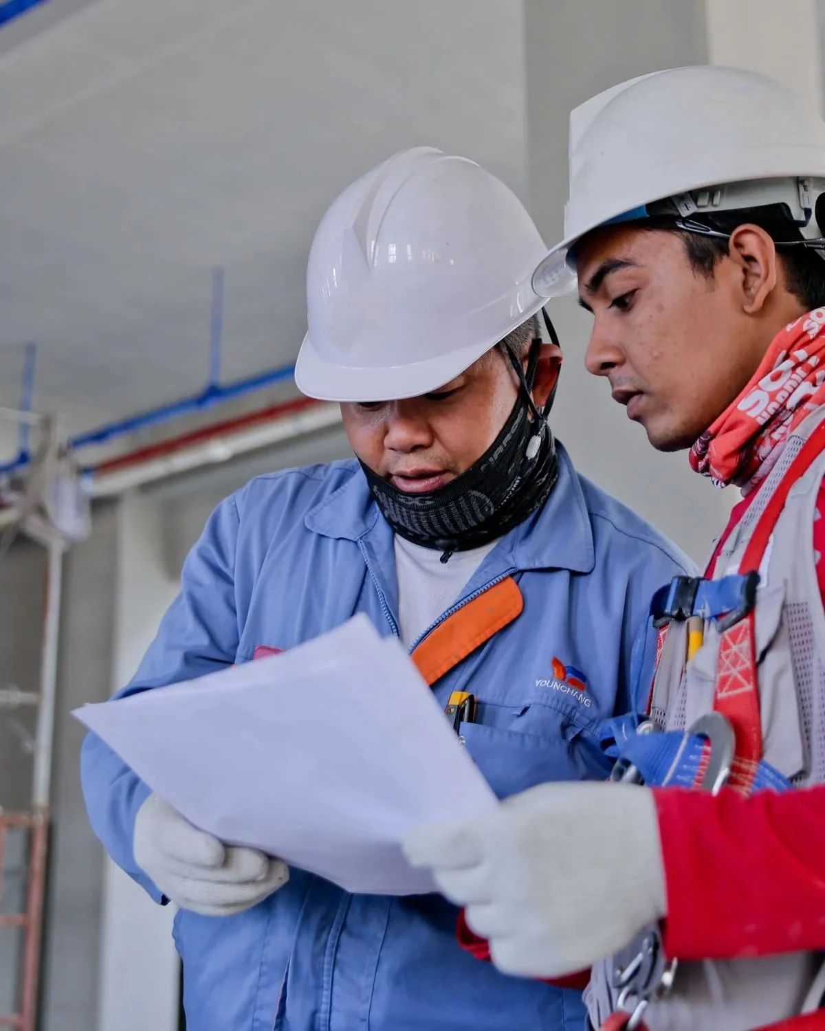 Project manager on site
