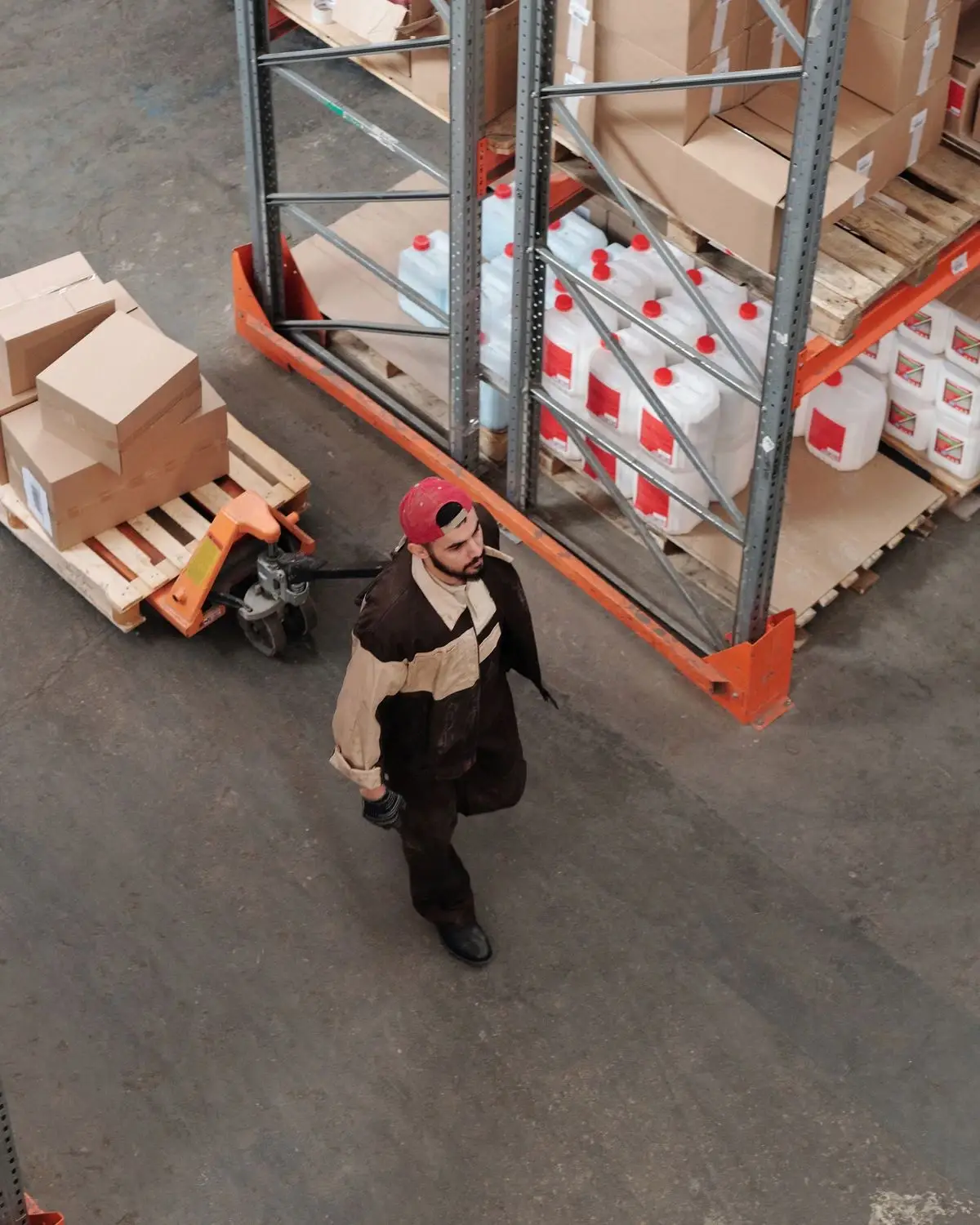 Warehouse floor operator