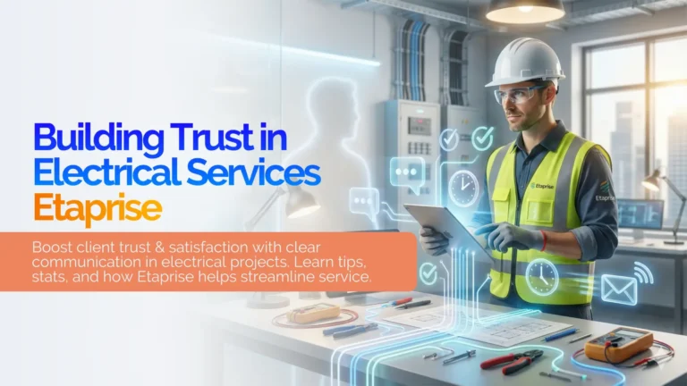 Building Trust in Electrical Services Etaprise